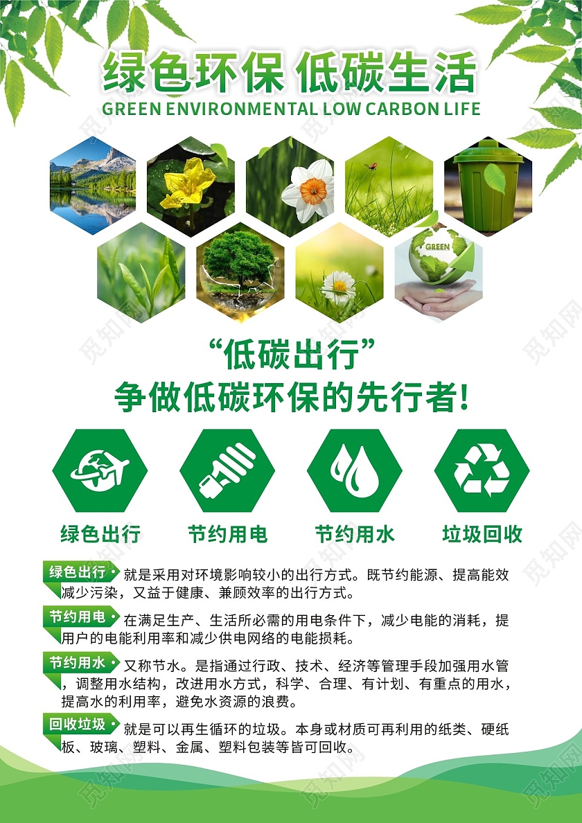 綠色簡約環(huán)保生活 低碳出行與環(huán)保咨詢服務